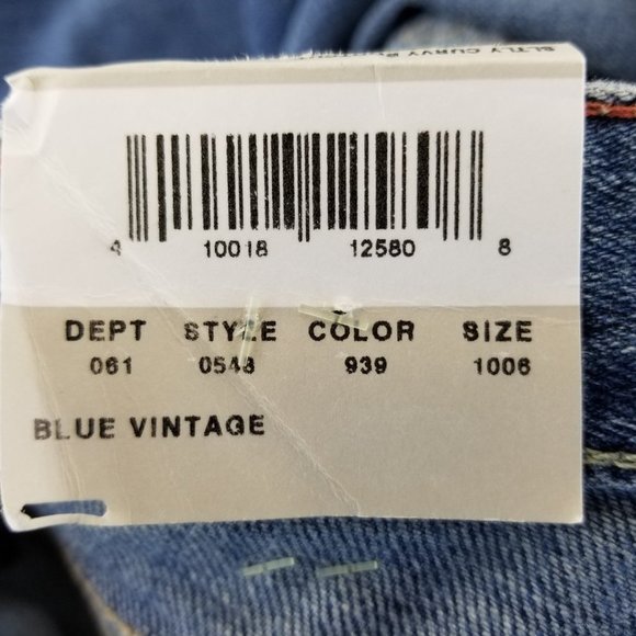 Eddie Bauer Womens Blue Vintage Slightly Curvy Boo - Picture 6 of 8